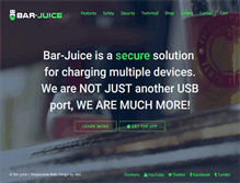 Tablet Screenshot of bar-juice.com